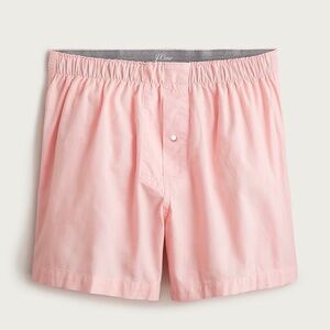 J Crew Pink Boxer Shorts Large NWT